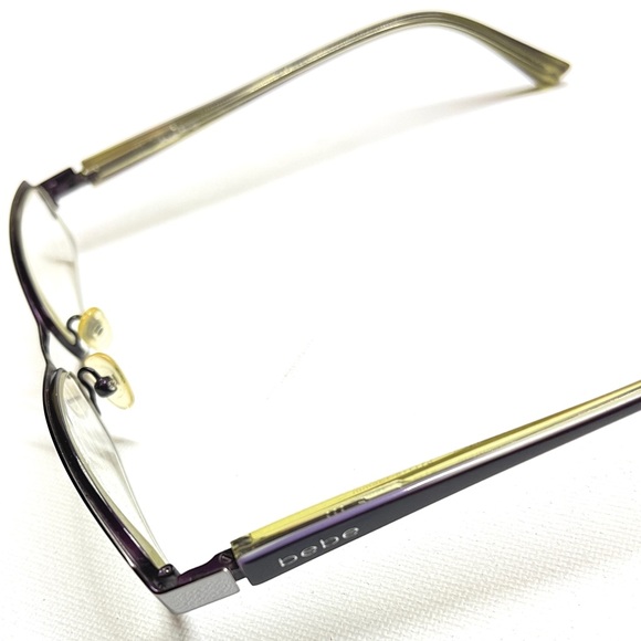 BEBE Prescription glasses purple green 5115 135mm - Picture 12 of 14
